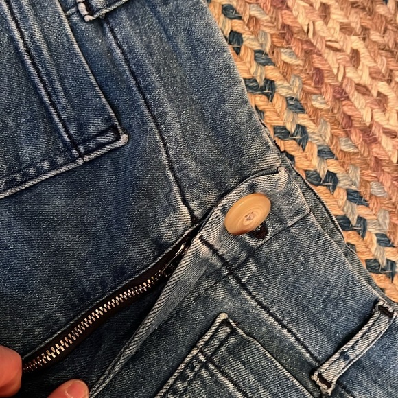 Anthropologie The Denim Colette Cropped Wide-Leg Jeans 28 NWT - Picture 7 of 11